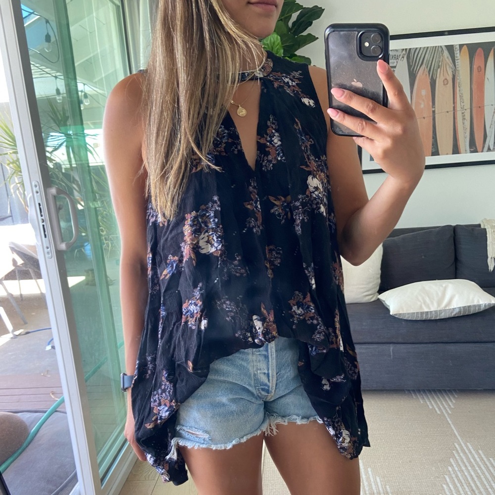 Flowy Free People Trapeze Dress